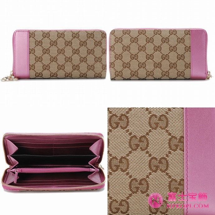 GUCCI/グッチ 2012年春夏新作HEART BITラウンドファスナー長財布 274586 F4C2G 9799 